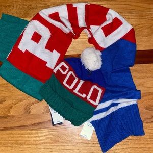 Polo Ralph Lauren hat&scarf combo